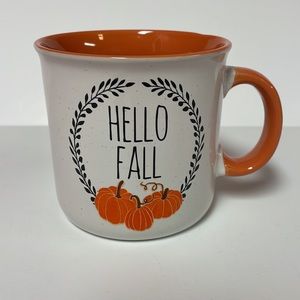 Cynthia Rowley Hello Fall pumpkin mug